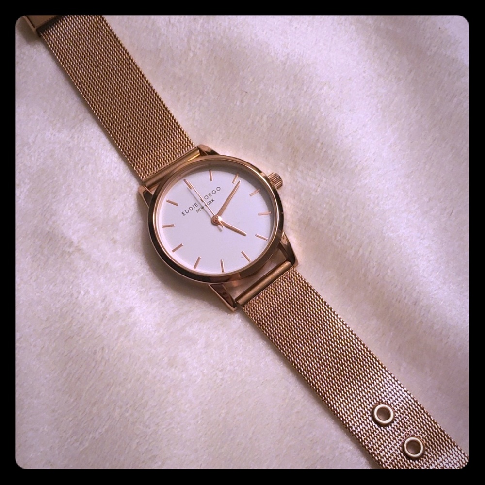 BRAND NEW Eddie Borgo rose gold watch